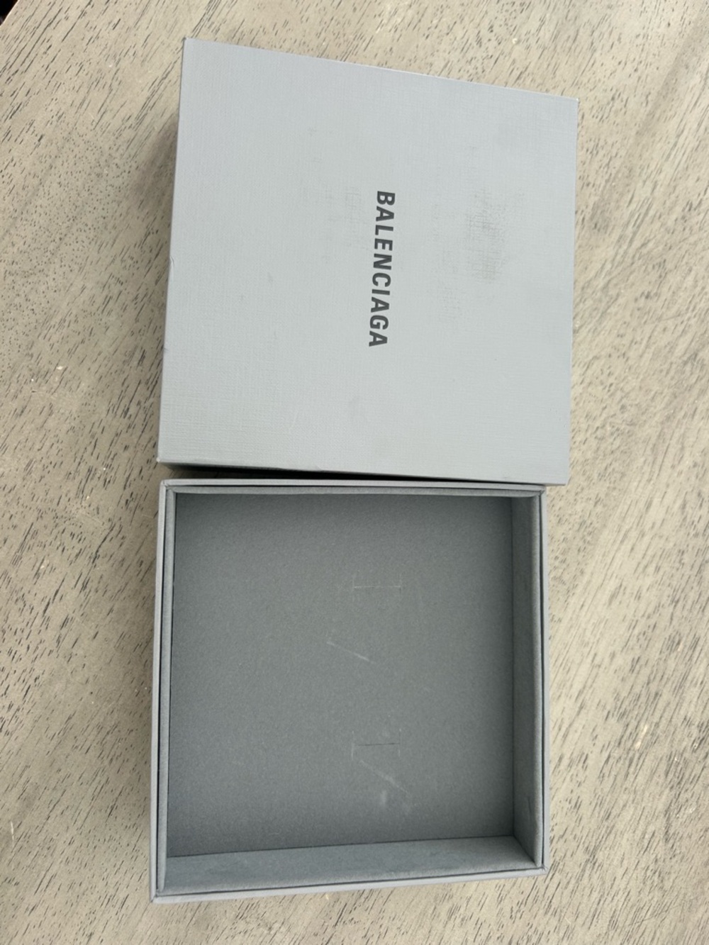 Authentic Balenciaga Signature Grey Luxury‎ Presentation Box - Large Square